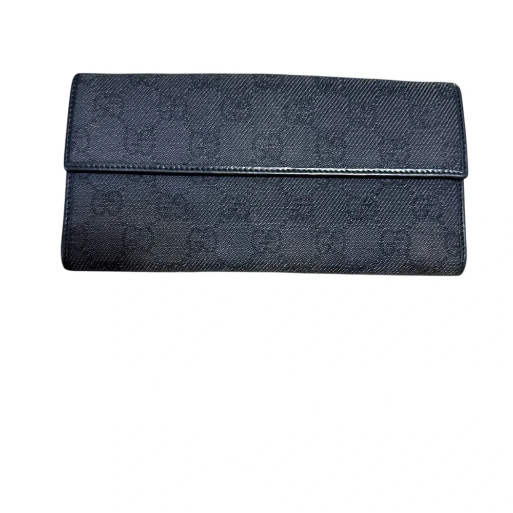 Gucci GG Canvas Horsebit Continental Wallet w/ Box and COA